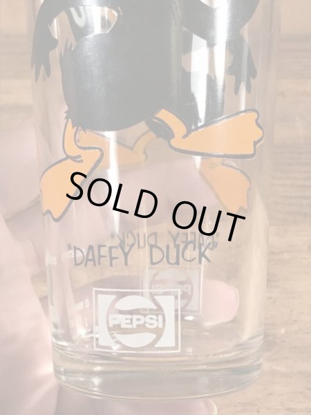 ペプシコーラのノベルティのダフィーダックの70’sヴィンテージグラス