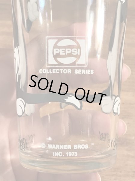 ワーナーブラザーズのシルベスターキャットの70’sヴィンテージグラス