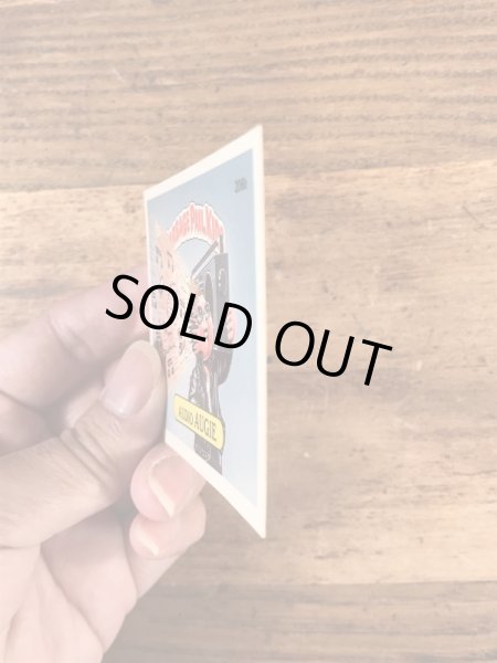 トップス社製のガーベッジペイルキッズの80年代ビンテージステッカーカード