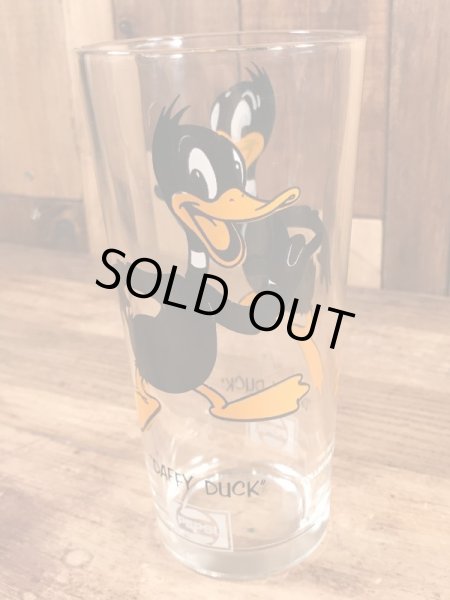 ペプシコーラのノベルティのダフィーダックの70’sヴィンテージグラス