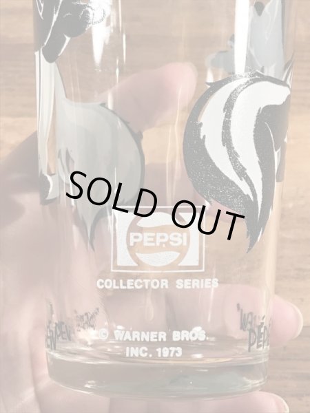 ペプシコーラのノベルティのペペルピューの70’sヴィンテージグラス