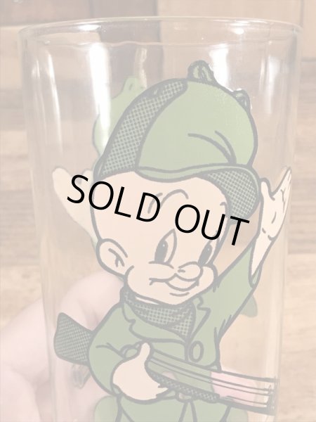 ルーニーテューンズのエルマーフッドの70年代ビンテージガラスコップ