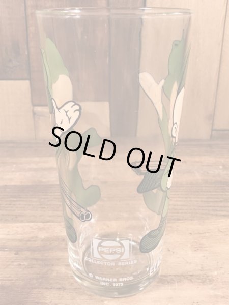 ペプシコーラのノベルティのエルマーフッドの70’sヴィンテージグラス