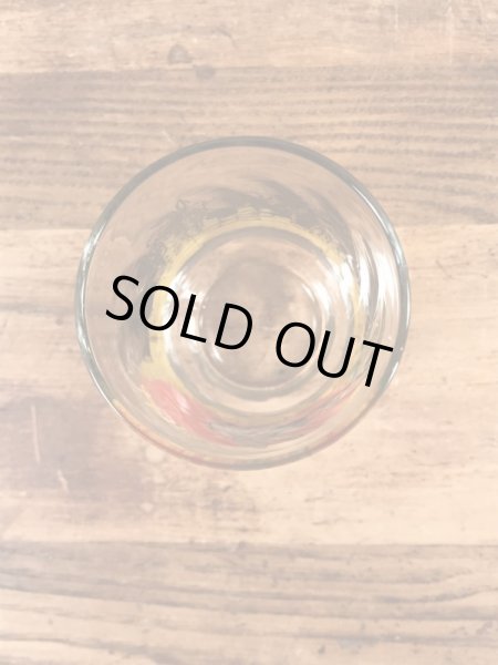 ルーニーテューンズのバッグスバニー50周年記念の90年代ビンテージガラスコップ