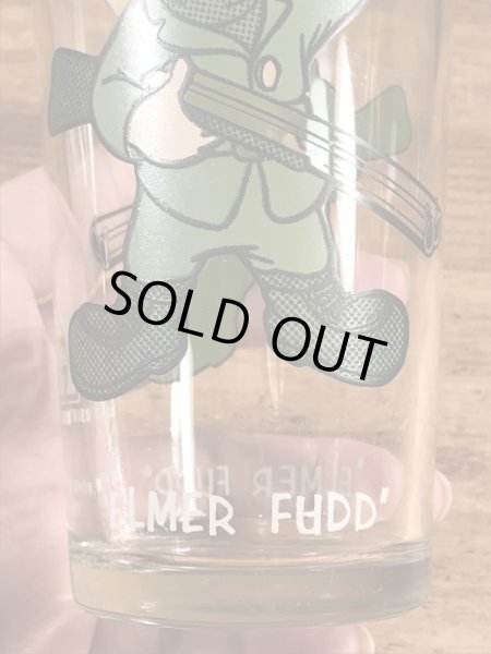 ペプシコーラのノベルティのエルマーフッドの70’sヴィンテージグラス