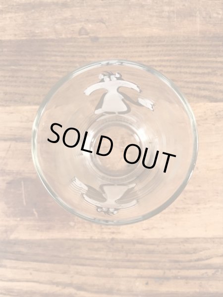 ルーニーテューンズのシルベスターキャットの70年代ビンテージガラスコップ