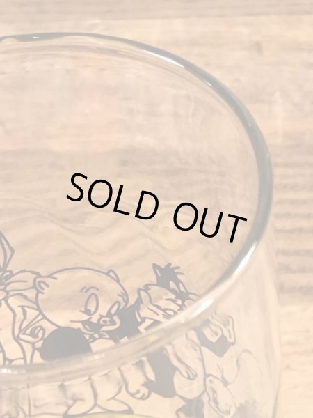 ワーナーブラザーズのルーニーテューンズの90’sヴィンテージグラス