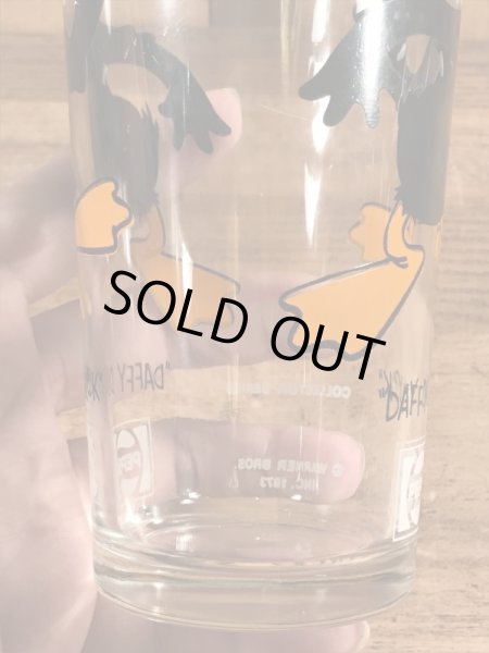 ペプシコーラのノベルティのダフィーダックの70’sヴィンテージグラス