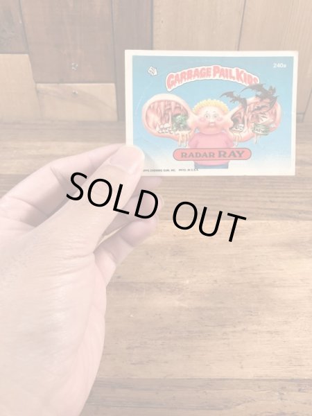 Topps社製のガーベッジペイルキッズの80’sヴィンテージカードシール