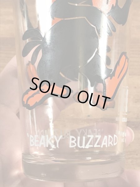 ペプシコーラのノベルティのビーキーバカードの70’sヴィンテージグラス