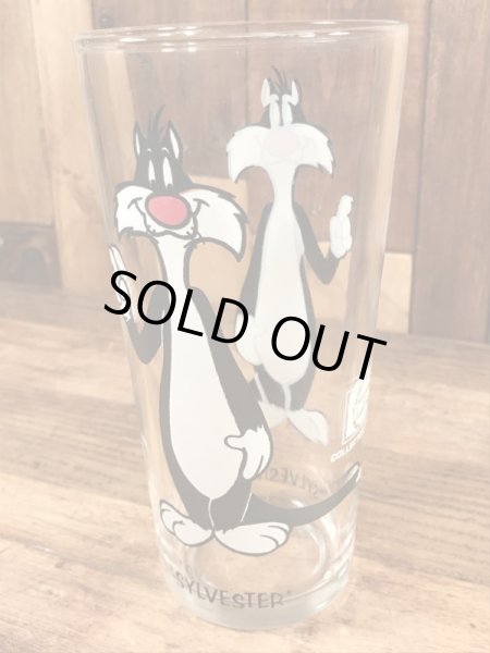 ワーナーブラザーズのシルベスターキャットの70’sヴィンテージグラス