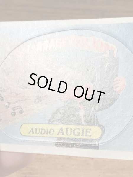 トップス社製のガーベッジペイルキッズの80年代ビンテージステッカーカード