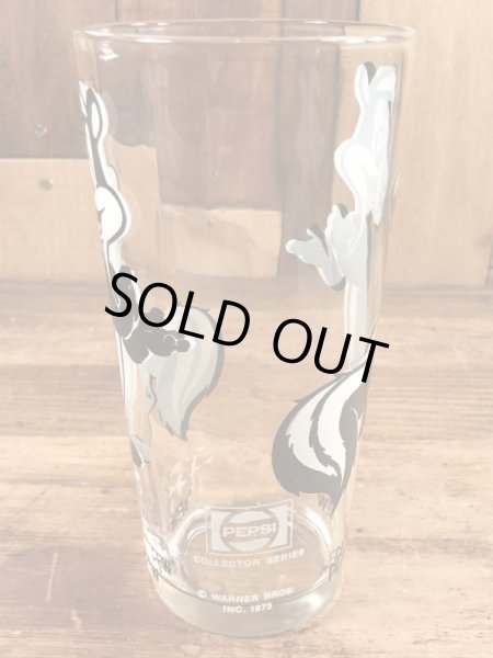 ペプシコーラのノベルティのペペルピューの70’sヴィンテージグラス
