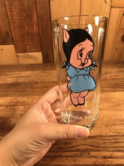 画像3: Pepsi Collector Series Looney Tunes “Petunia Pig” Glass　ペチュニアピッグ　ビンテージ　グラス　ペプシ　70年代