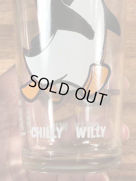 ペプシコーラのノベルティのチリーウィリーの70’sヴィンテージグラス