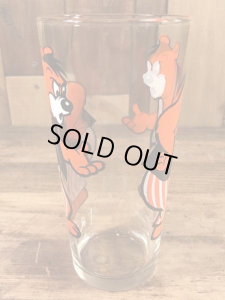 ペプシコーラのノベルティのバーニーの70’sヴィンテージグラス