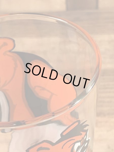 ペプシコーラのノベルティのバーニーの70’sヴィンテージグラス