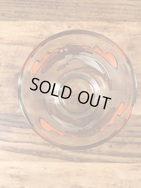 トナカイのブルウィンクルの70年代ビンテージガラスコップ