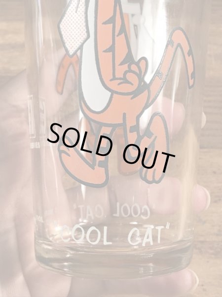 ペプシコーラのノベルティのクールキャットの70’sヴィンテージグラス