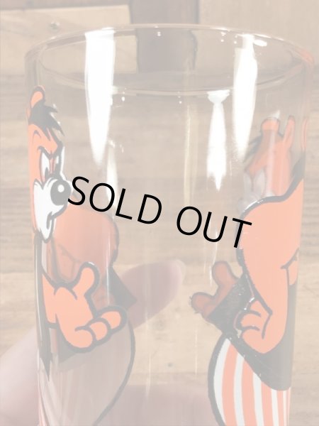 クマのバーニーの70年代ビンテージガラスコップ