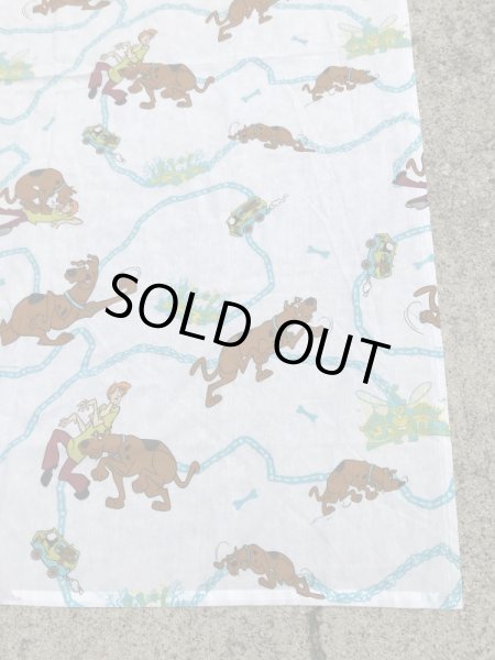 ハンナバーベラのスクービードゥーの90年代ビンテージフラットシーツ