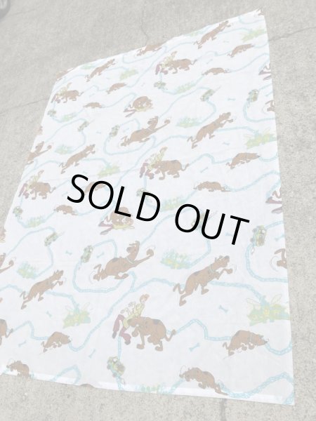 ハンナバーベラのスクービードゥーの90年代ビンテージフラットシーツ