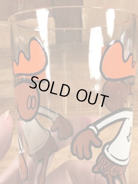 トナカイのブルウィンクルの70年代ビンテージガラスコップ