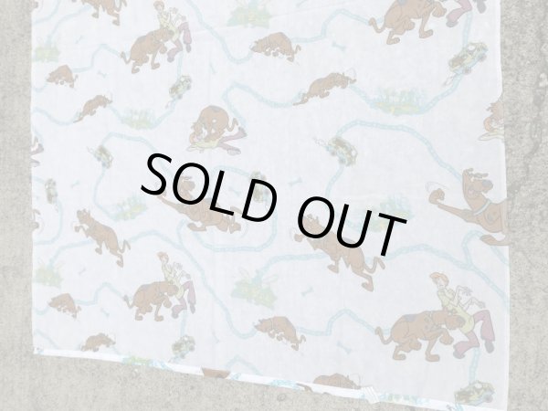 ハンナバーベラのスクービードゥーの90年代ビンテージフラットシーツ