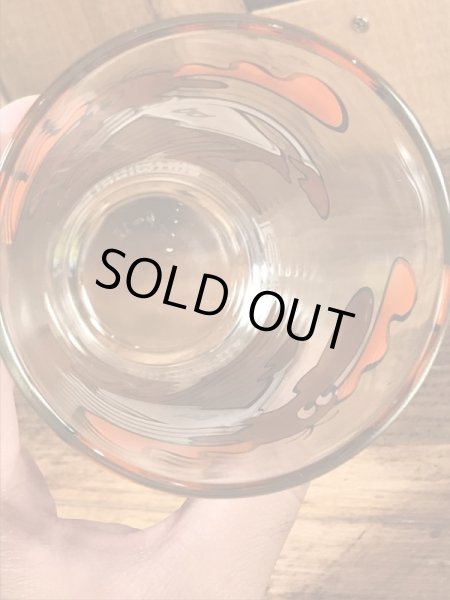 トナカイのブルウィンクルの70年代ビンテージガラスコップ