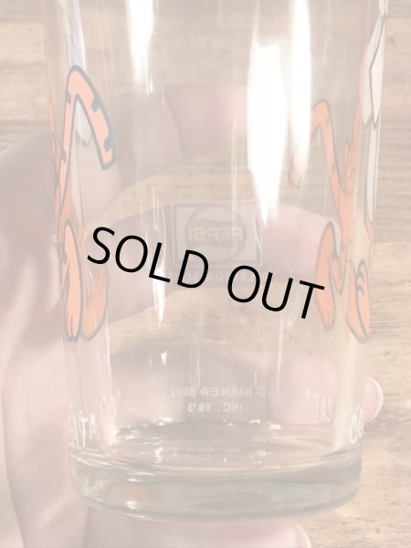 ペプシコーラのノベルティのクールキャットの70’sヴィンテージグラス