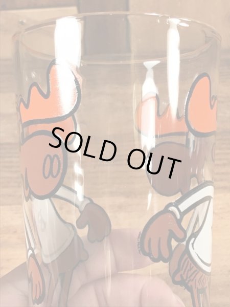 トナカイのブルウィンクルの70年代ビンテージガラスコップ