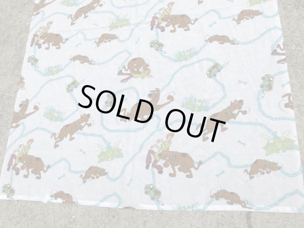 ハンナバーベラのスクービードゥーの90年代ビンテージフラットシーツ