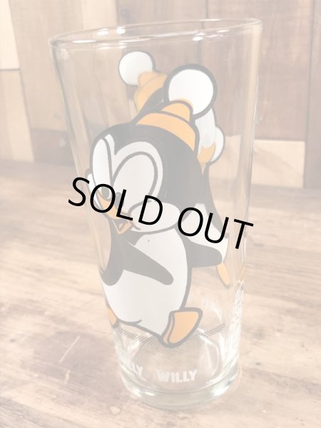 ペプシコーラのノベルティのチリーウィリーの70’sヴィンテージグラス