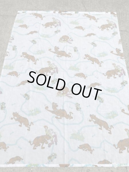 ハンナバーベラのスクービードゥーの90年代ビンテージフラットシーツ