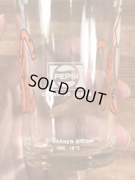 ペプシコーラのノベルティのクールキャットの70’sヴィンテージグラス