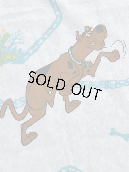 ハンナバーベラのスクービードゥーの90年代ビンテージフラットシーツ