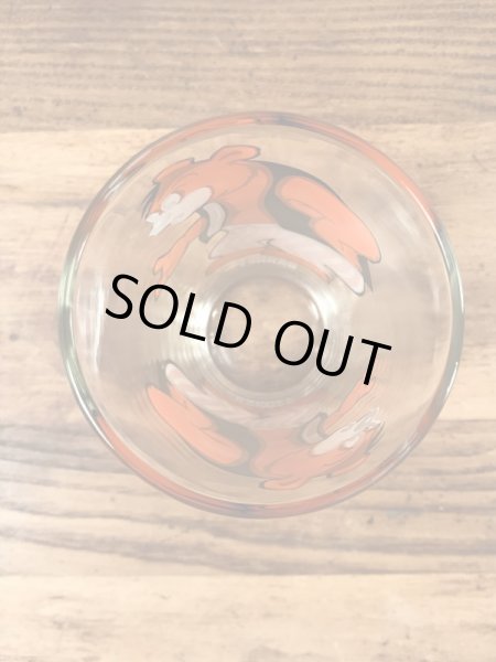 クマのバーニーの70年代ビンテージガラスコップ