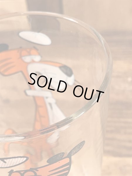 ペプシコーラのノベルティのクールキャットの70’sヴィンテージグラス