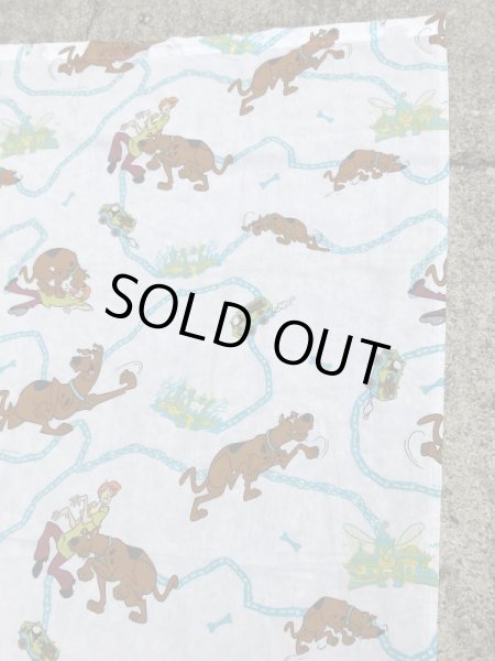 ハンナバーベラのスクービードゥーの90年代ビンテージフラットシーツ