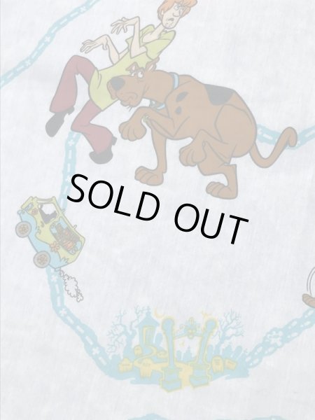 ハンナバーベラのスクービードゥーの90年代ビンテージフラットシーツ