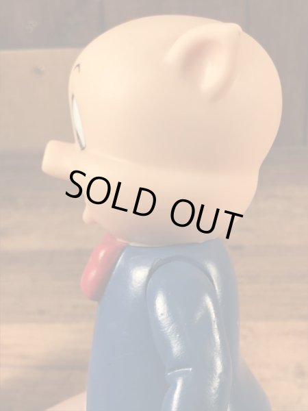 ルーニーテューンズのポーキーピッグの90年代ビンテージフィギュア