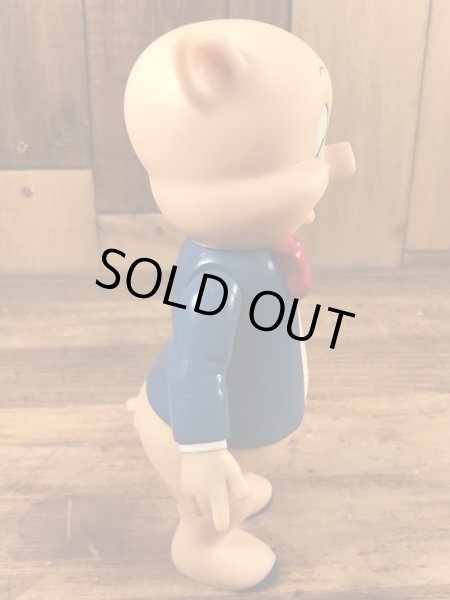 ルーニーテューンズのポーキーピッグの90年代ビンテージフィギュア