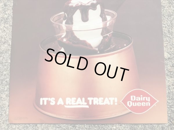 デイリークイーンのサンデーの80年代ビンテージポスター