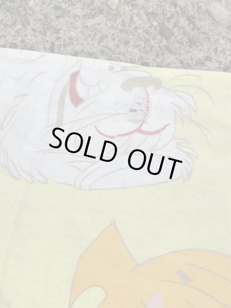 デニスザメナスのツインサイズの60〜70’sヴィンテージフラットシーツ