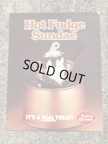 Dairy Queenの店頭用の80’sヴィンテージポスター