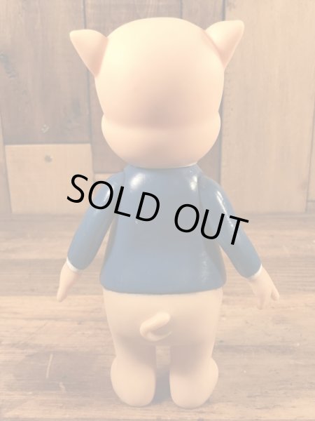 ワーナーブラザーズのポーキーピッグの90’sヴィンテージフィギュア