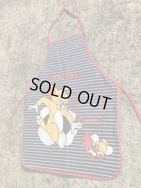 トムとジェリーのキッチン用の70〜80年代ビンテージエプロン