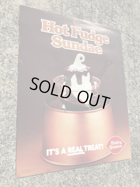 Dairy Queenの店頭用の80’sヴィンテージポスター