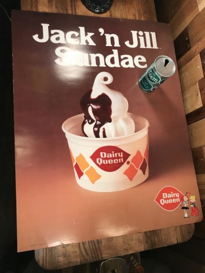 画像3: Dairy Queen Dennis The Menace “Jack'n Jill Sundae” Poster　デイリークイーン　ビンテージ　ポスター　わんぱくデニス　70年代