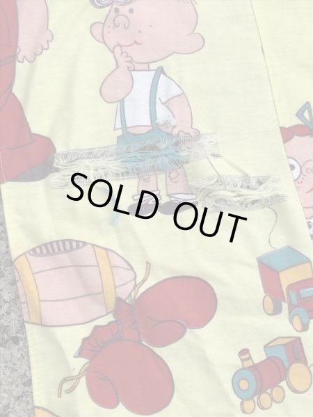 デニスザメナスのツインサイズの60〜70’sヴィンテージフラットシーツ